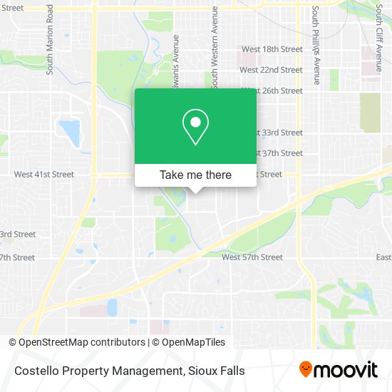 Costello Property Management map