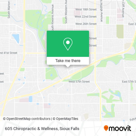 605 Chiropractic & Wellness map