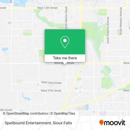 Spellbound Entertainment map