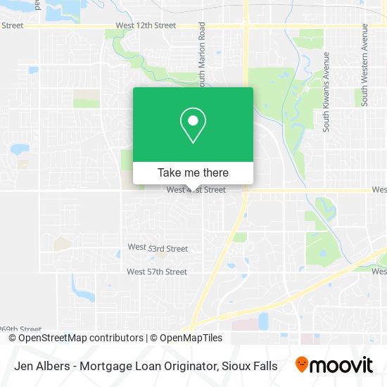 Jen Albers - Mortgage Loan Originator map