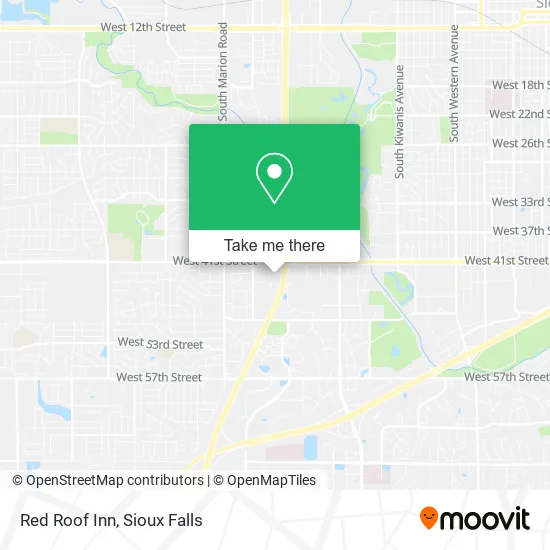 Red Roof Inn map