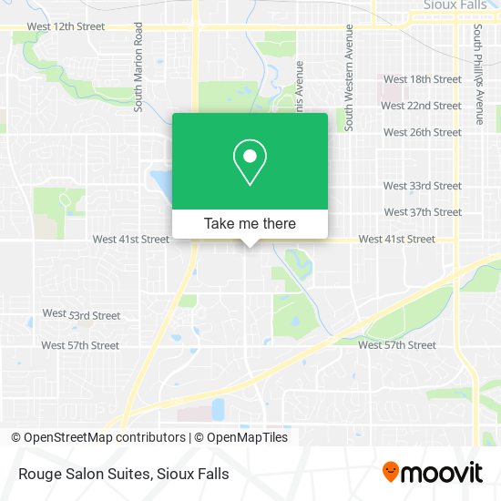 Rouge Salon Suites map