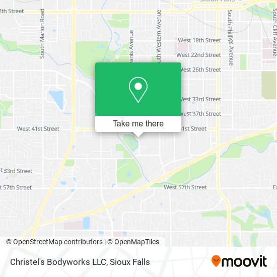 Christel's Bodyworks LLC map