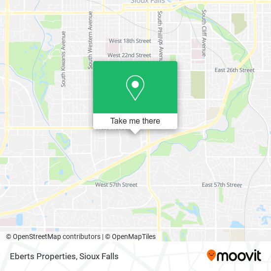 Eberts Properties map