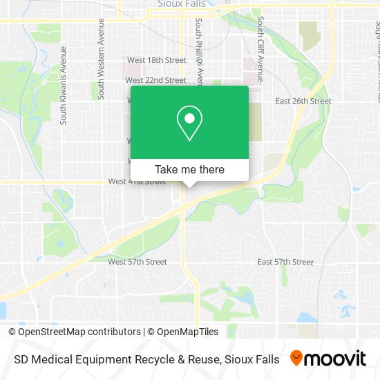 Mapa de SD Medical Equipment Recycle & Reuse