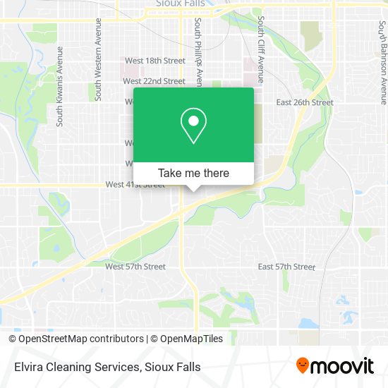 Elvira Cleaning Services map