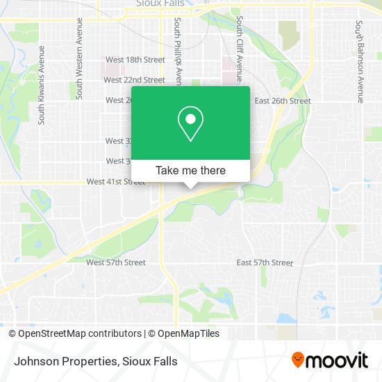 Johnson Properties map