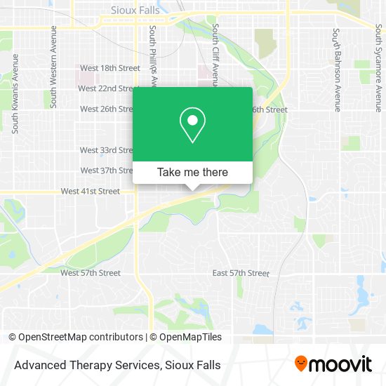 Advanced Therapy Services map