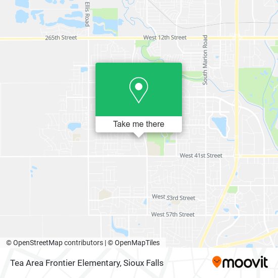 Tea Area Frontier Elementary map