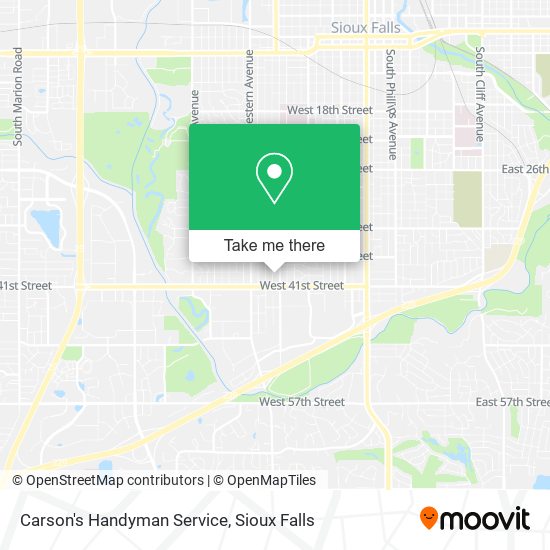 Mapa de Carson's Handyman Service