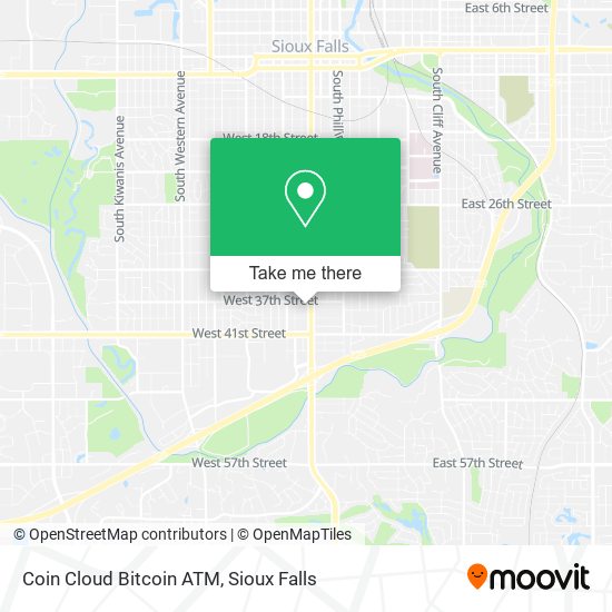 Coin Cloud Bitcoin ATM map