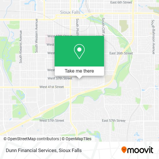 Mapa de Dunn Financial Services