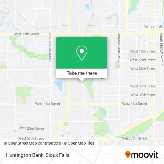 Huntington Bank map