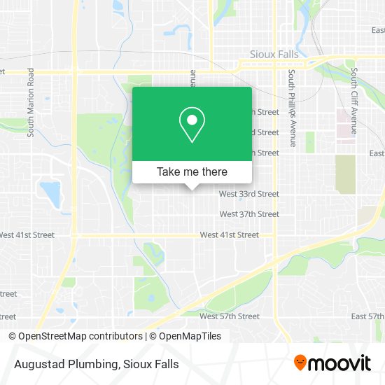 Augustad Plumbing map