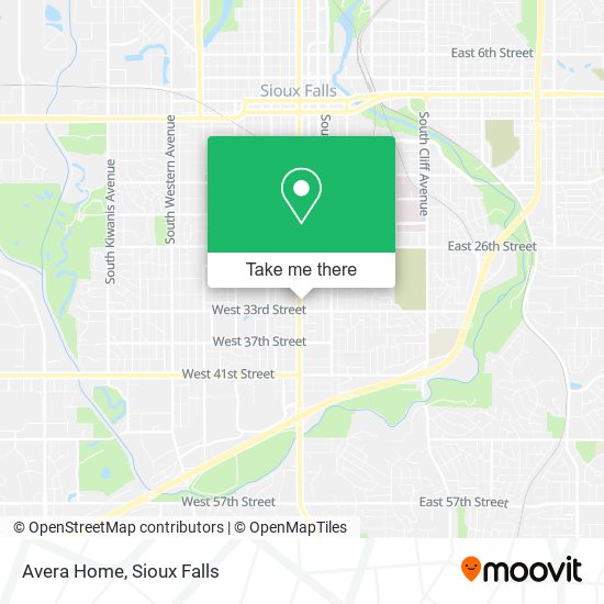 Avera Home map