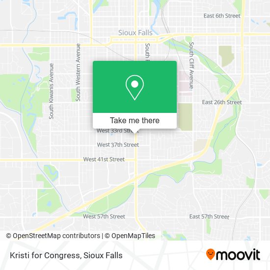 Mapa de Kristi for Congress