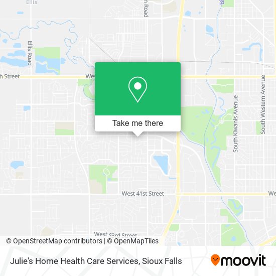 Julie's Home Health Care Services map