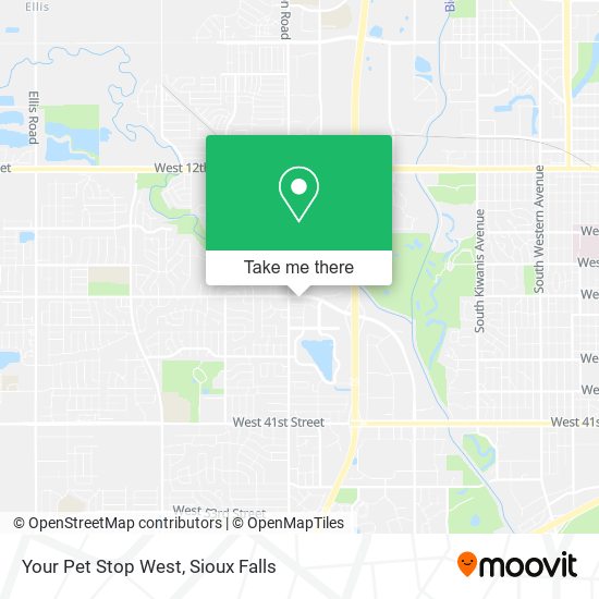 Mapa de Your Pet Stop West