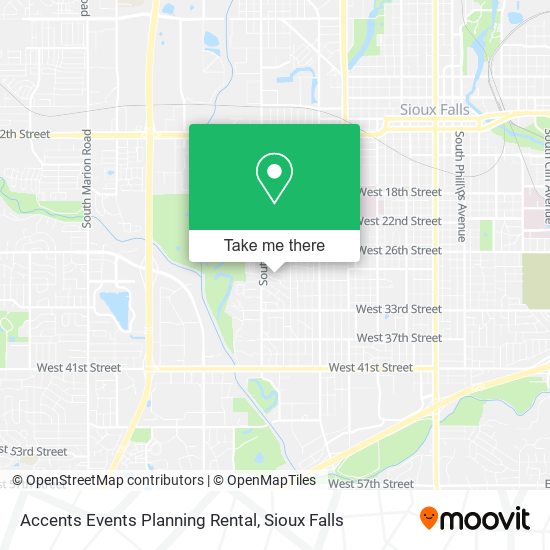 Mapa de Accents Events Planning Rental