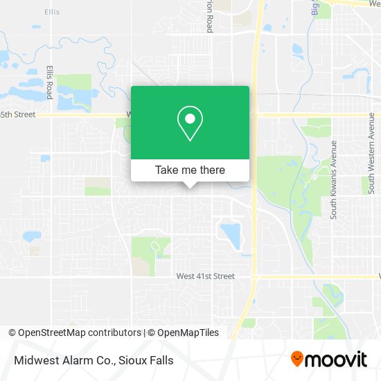 Midwest Alarm Co. map