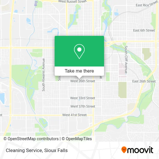Cleaning Service map