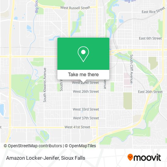 Amazon Locker-Jenifer map
