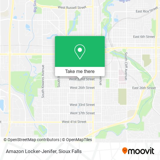 Mapa de Amazon Locker-Jenifer