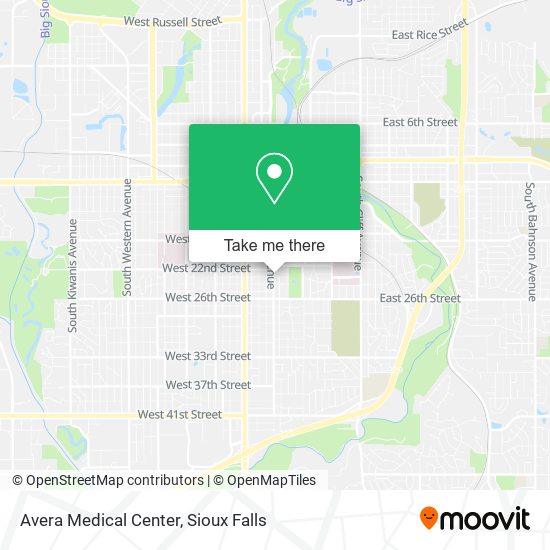 Avera Medical Center map