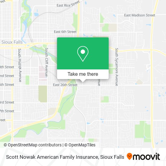 Scott Nowak American Family Insurance map