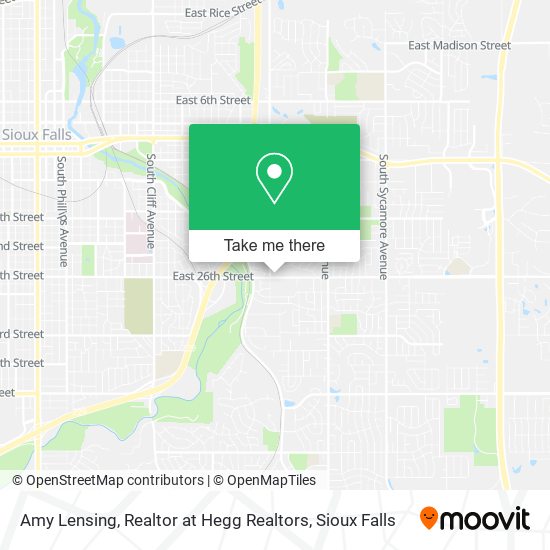 Amy Lensing, Realtor at Hegg Realtors map