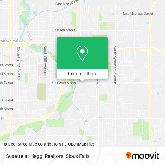 Susette at Hegg, Realtors map