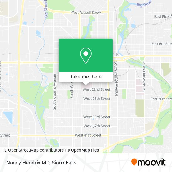 Mapa de Nancy Hendrix MD