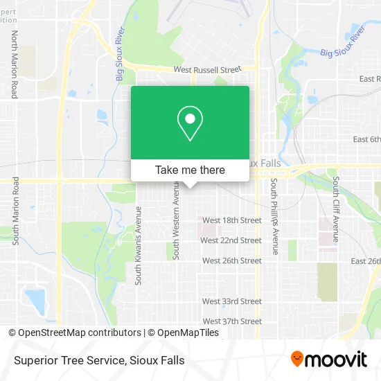 Superior Tree Service map