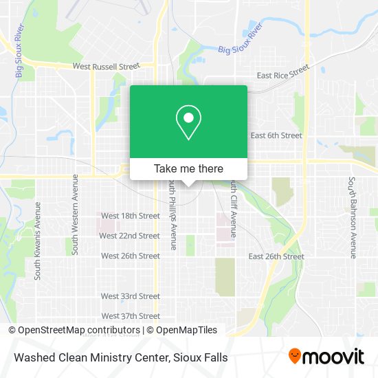 Mapa de Washed Clean Ministry Center