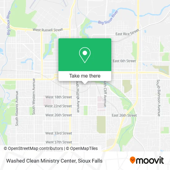Washed Clean Ministry Center map