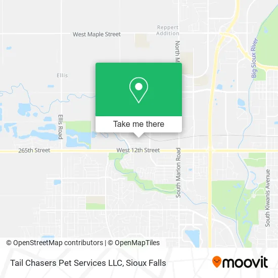 Tail Chasers Pet Services LLC map