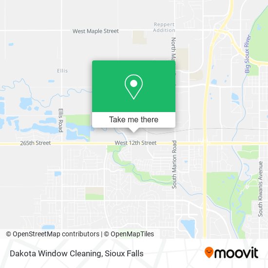 Dakota Window Cleaning map