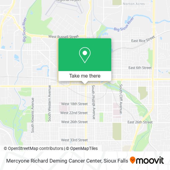 Mercyone Richard Deming Cancer Center map