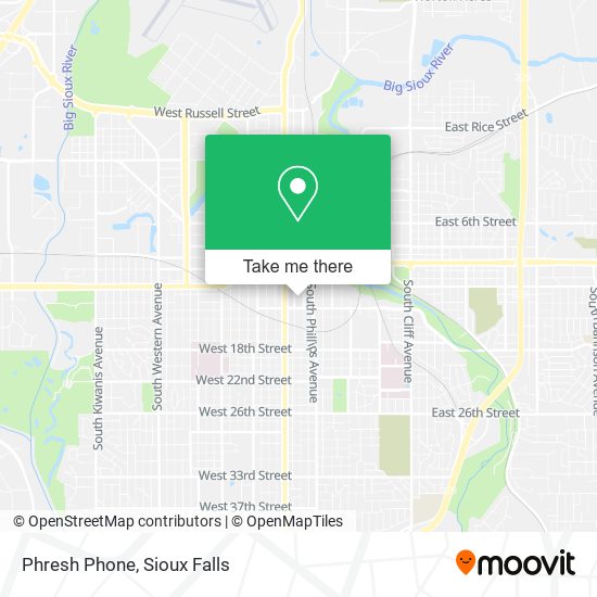 Mapa de Phresh Phone