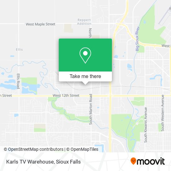 Karls TV Warehouse map
