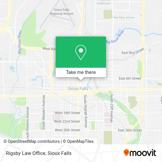 Rigsby Law Office map
