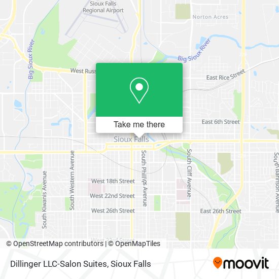 Dillinger LLC-Salon Suites map
