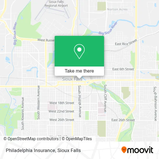 Philadelphia Insurance map