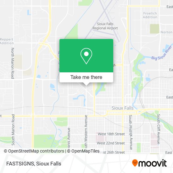 FASTSIGNS map