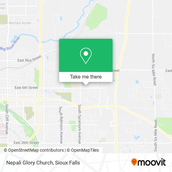 Nepali Glory Church map