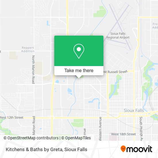 Kitchens & Baths by Greta map