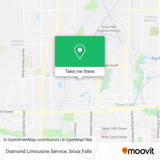 Diamond Limousine Service map