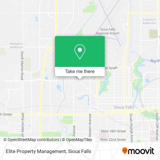 Elite Property Management map