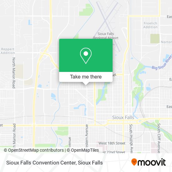 Sioux Falls Convention Center map
