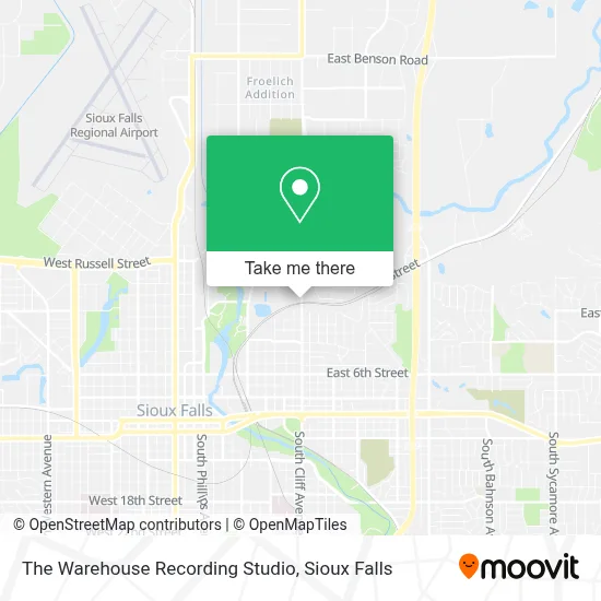 The Warehouse Recording Studio map